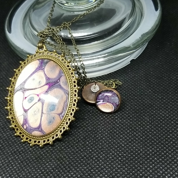 Necklace and earrings set - Picture 4 of 6